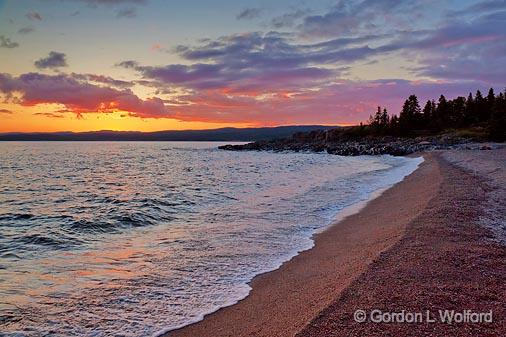 Lake Superior Sunset_02101.jpg - Photographed on the north shore of Lake Superior near Wawa, Ontario, Canada.